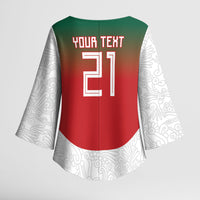 2026 World Football Host Country Mexico Custom Kimono Sleeve Blouse Green Version