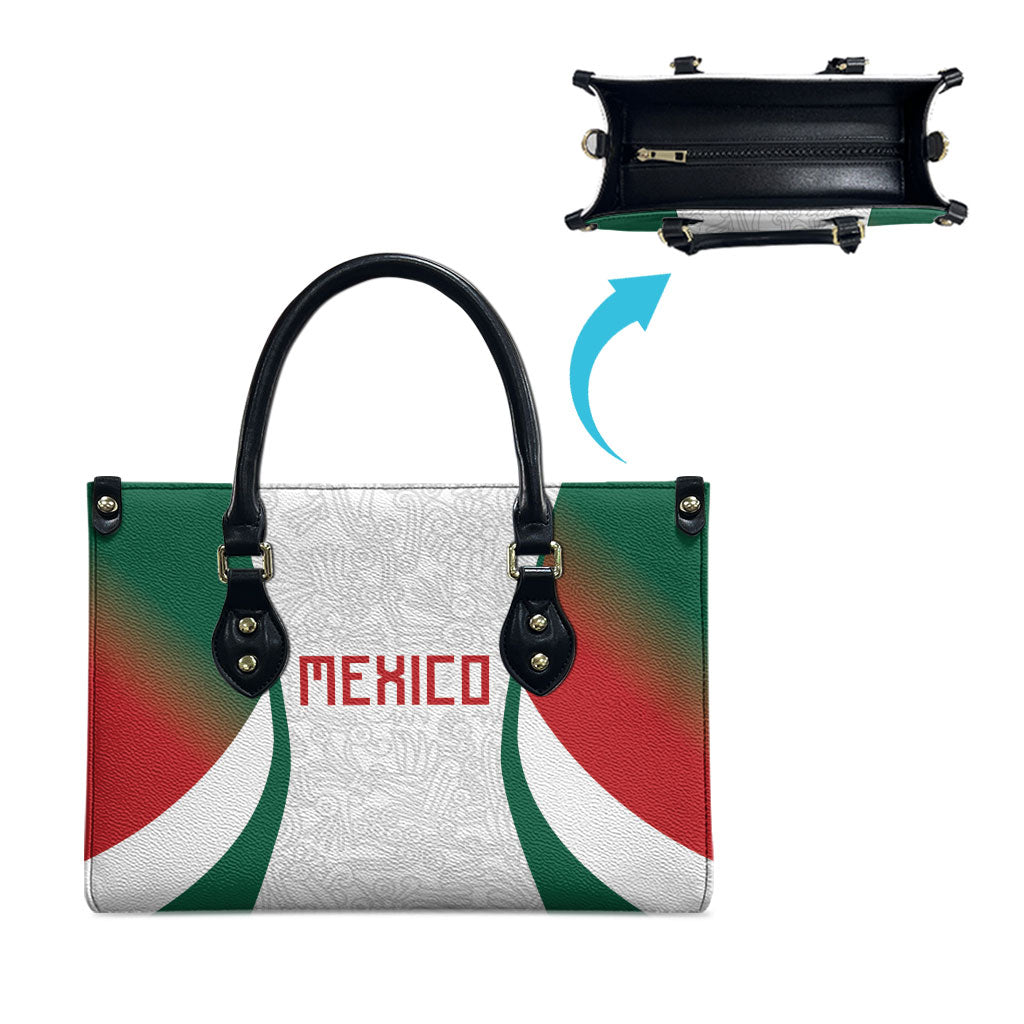2026 World Football Host Country Mexico Leather Bag Green Version