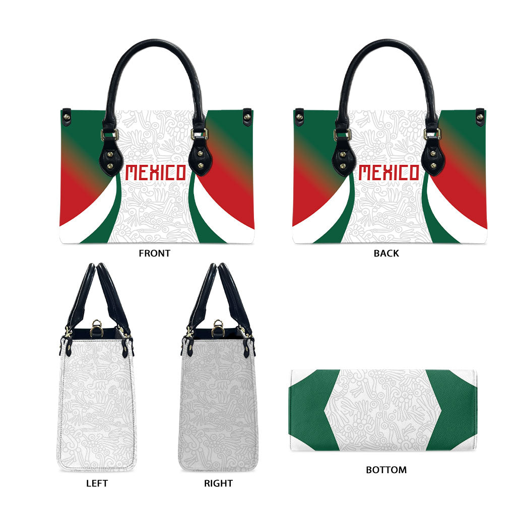 2026 World Football Host Country Mexico Leather Bag Green Version