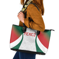 2026 World Football Host Country Mexico Leather Tote Bag Green Version