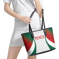 2026 World Football Host Country Mexico Leather Tote Bag Green Version