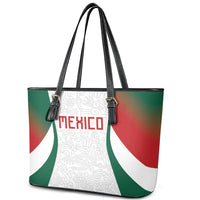 2026 World Football Host Country Mexico Leather Tote Bag Green Version