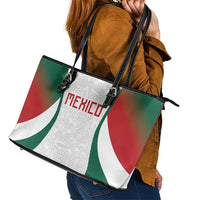 2026 World Football Host Country Mexico Leather Tote Bag Green Version