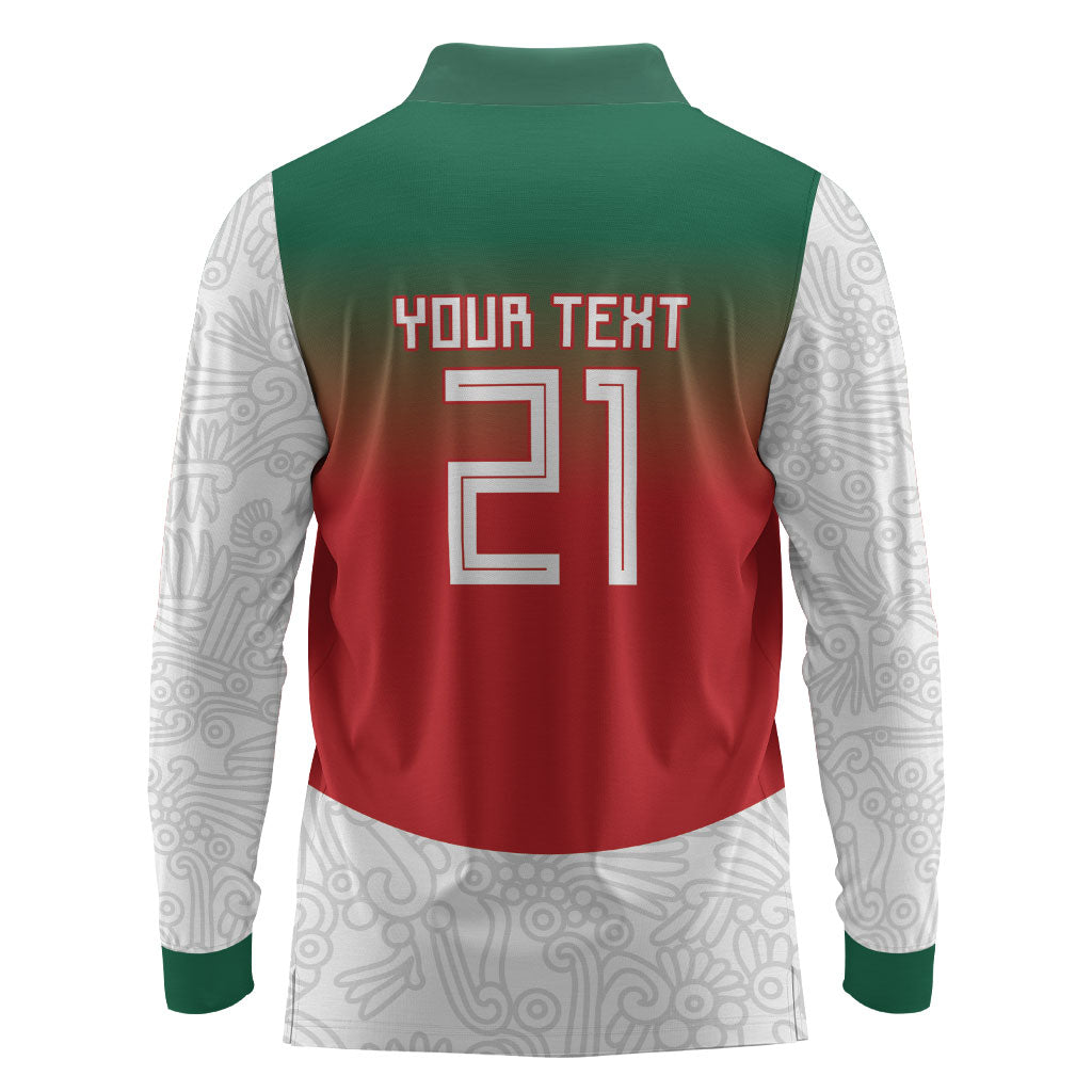 2026 World Football Host Country Mexico Custom Long Sleeve Polo Shirt Green Version
