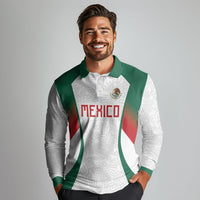 2026 World Football Host Country Mexico Custom Long Sleeve Polo Shirt Green Version