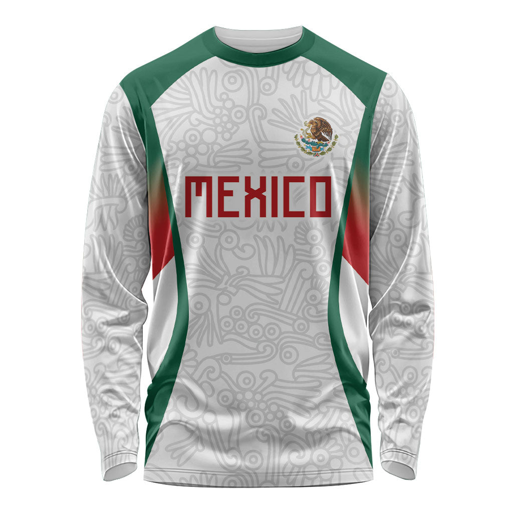 2026 World Football Host Country Mexico Custom Long Sleeve Shirt Green Version