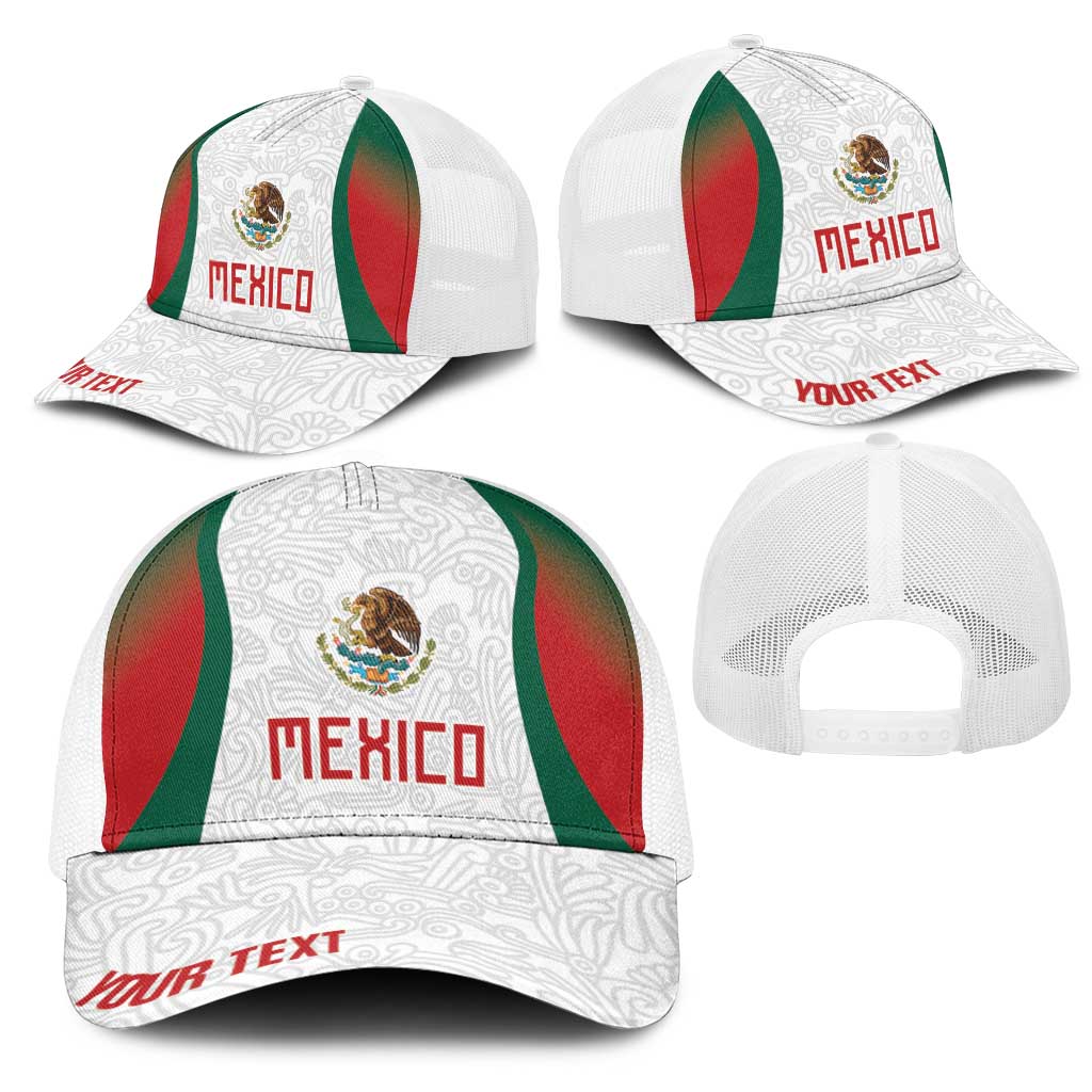 2026 World Football Host Country Mexico Personalized Mesh Trucker Cap Green Version