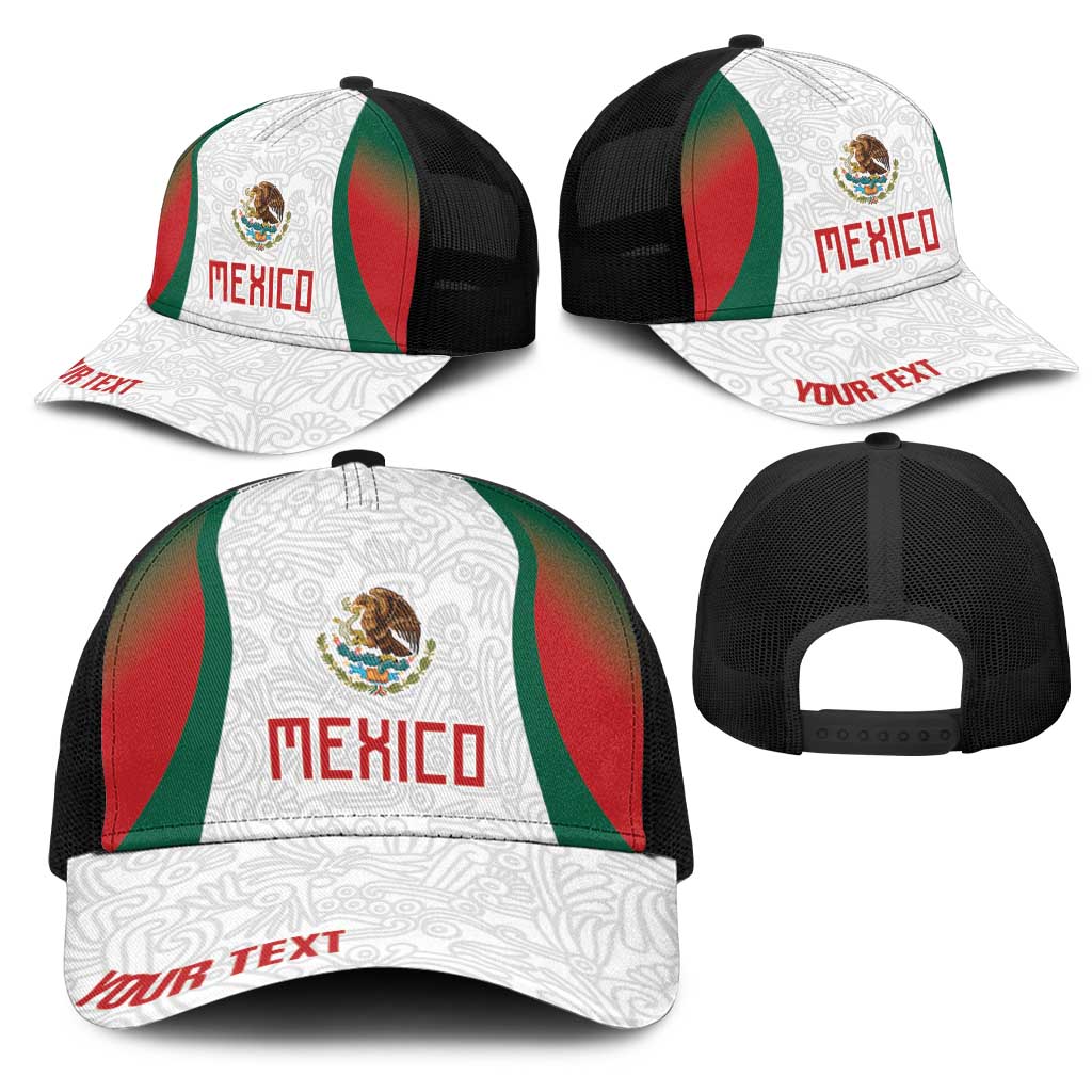 2026 World Football Host Country Mexico Personalized Mesh Trucker Cap Green Version