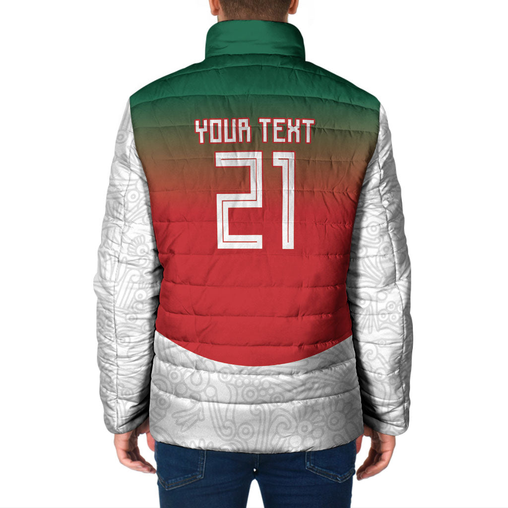 2026 World Football Host Country Mexico Custom Padded Jacket Green Version