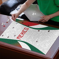 2026 World Football Host Country Mexico Puzzle Green Version