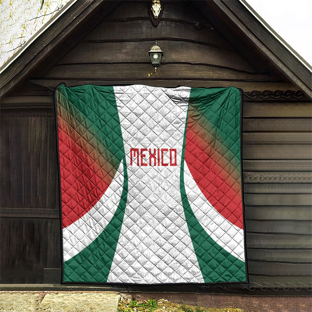 2026 World Football Host Country Mexico Quilt Green Version