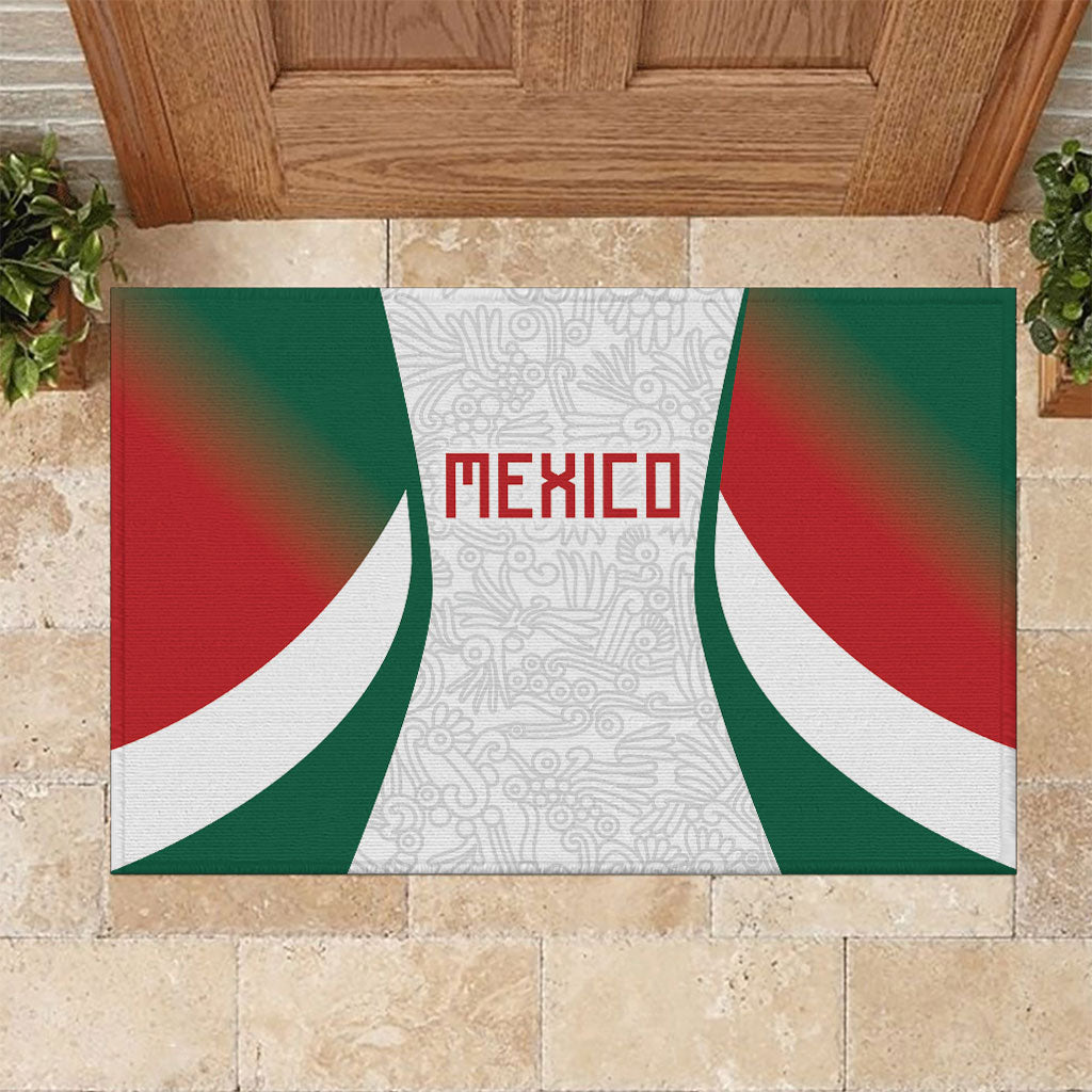 2026 World Football Host Country Mexico Rubber Doormat Green Version