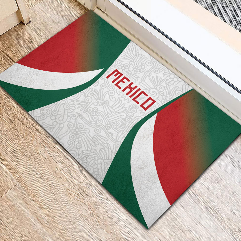 2026 World Football Host Country Mexico Rubber Doormat Green Version