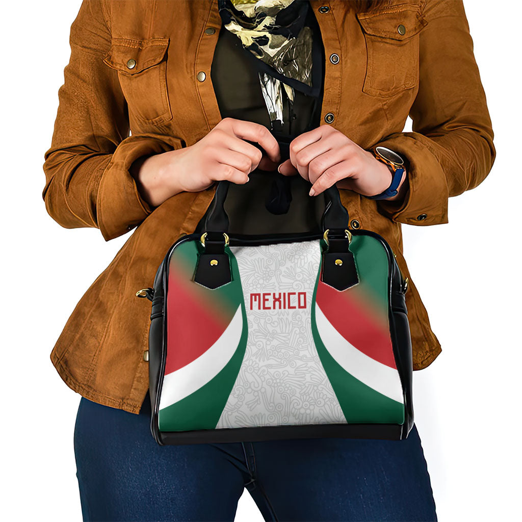 2026 World Football Host Country Mexico Shoulder Handbag Green Version