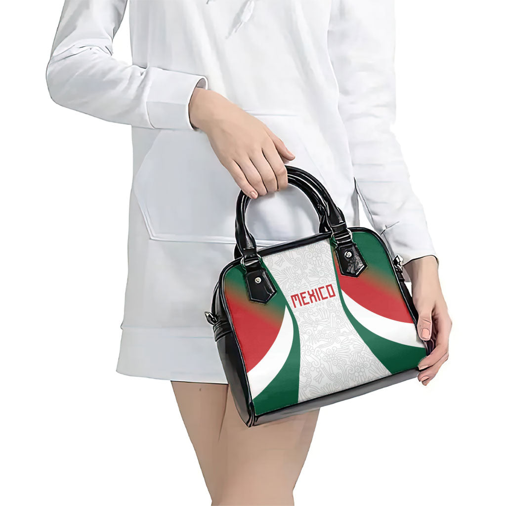 2026 World Football Host Country Mexico Shoulder Handbag Green Version