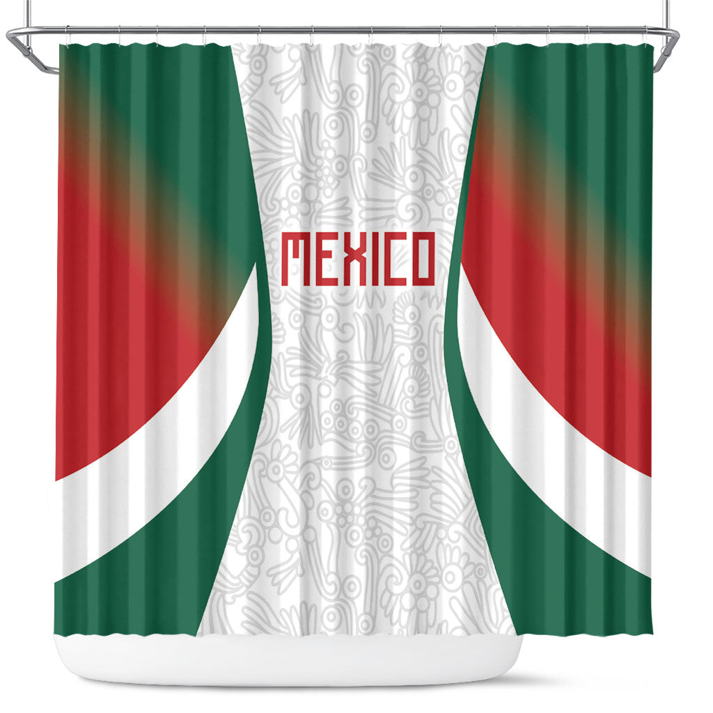 2026 World Football Host Country Mexico Shower Curtain Green Version