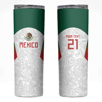 2026 World Football Host Country Mexico Custom Skinny Tumbler Green Version