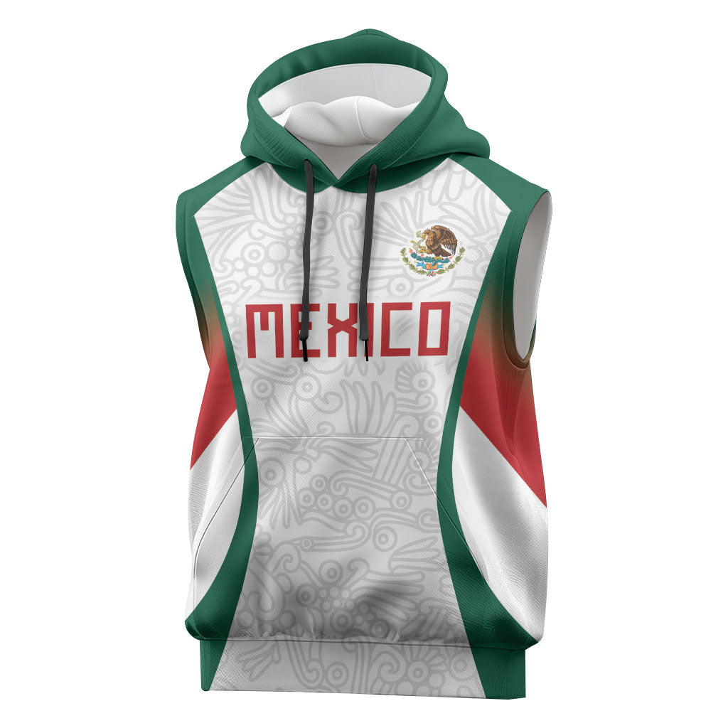 2026 World Football Host Country Mexico Custom Sleeveless Hoodie Green Version