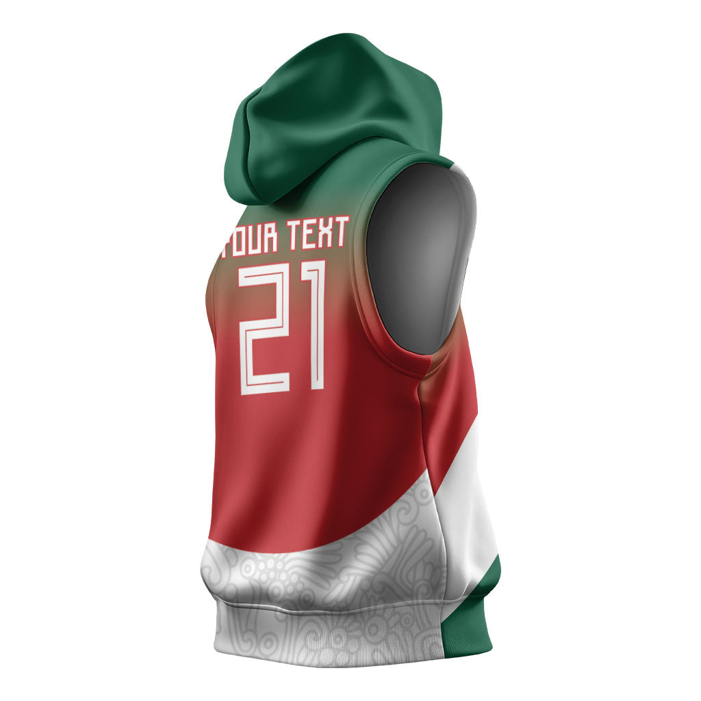 2026 World Football Host Country Mexico Custom Sleeveless Hoodie Green Version