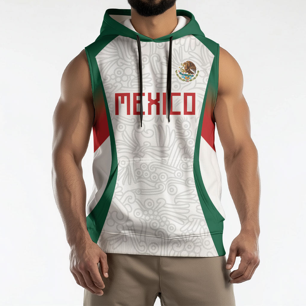 2026 World Football Host Country Mexico Custom Sleeveless Hoodie Green Version