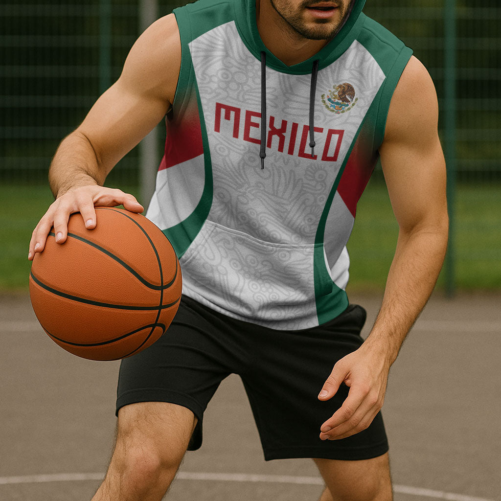 2026 World Football Host Country Mexico Custom Sleeveless Hoodie Green Version