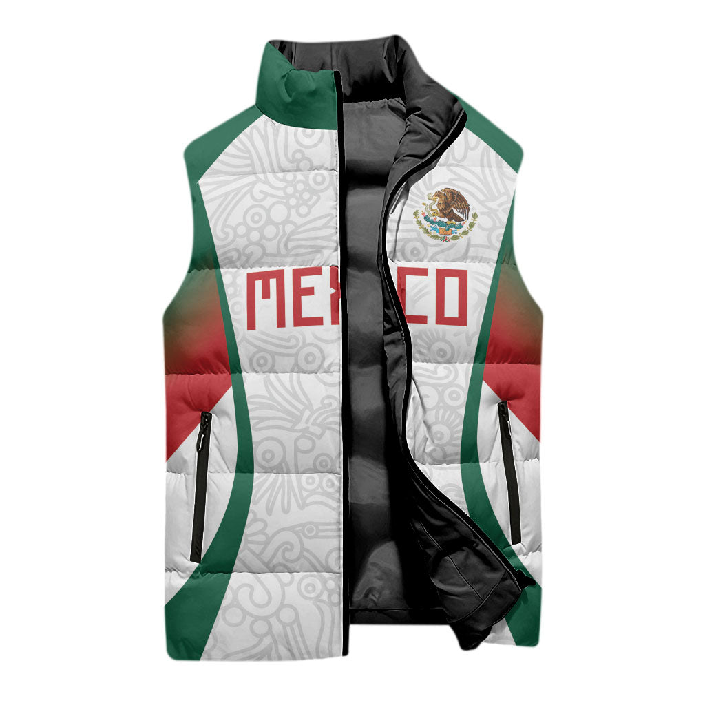 2026 World Football Host Country Mexico Custom Sleeveless Puffer Jacket Green Version