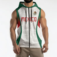 2026 World Football Host Country Mexico Custom Sleeveless Zip Hoodie Green Version