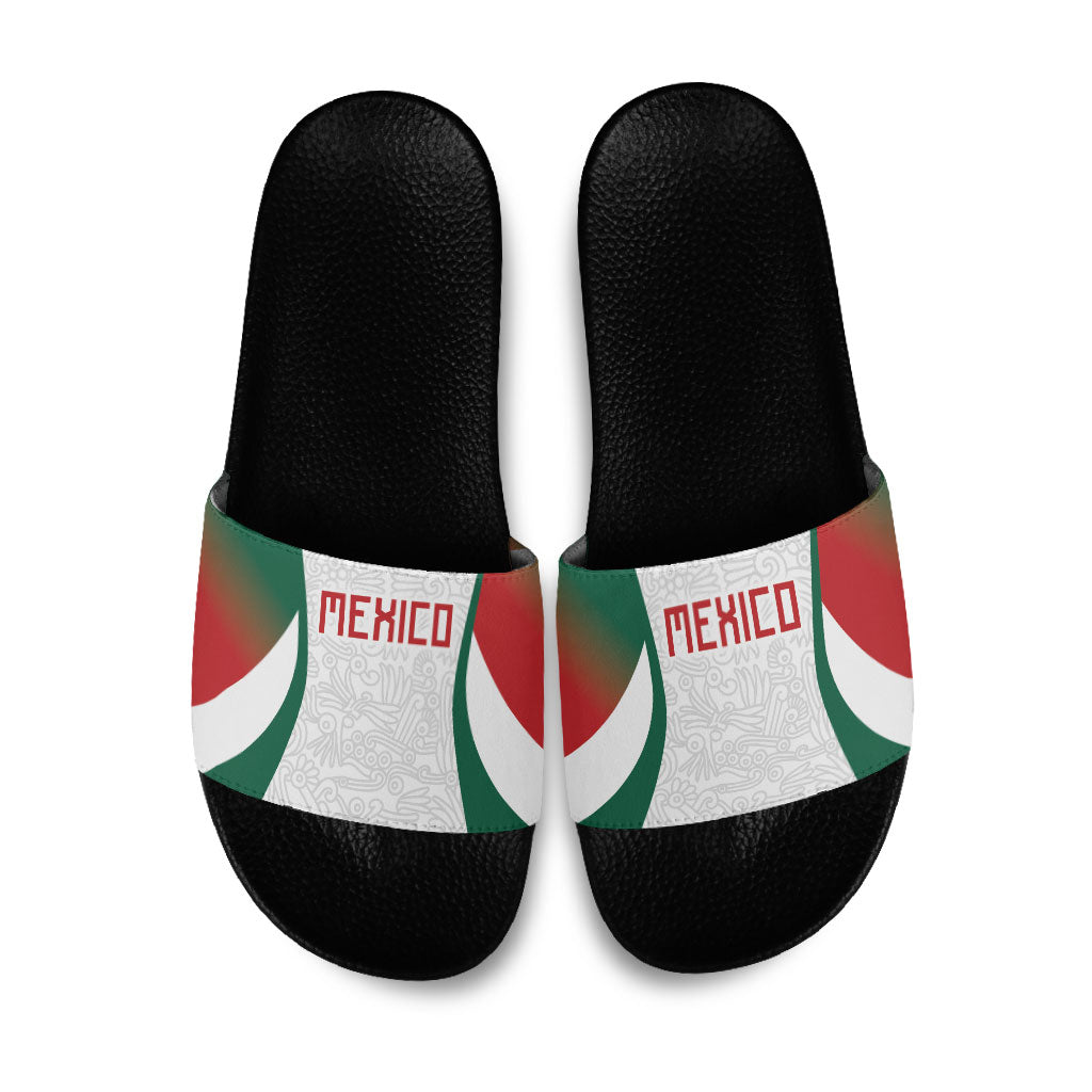 2026 World Football Host Country Mexico Slide Sandals Green Version