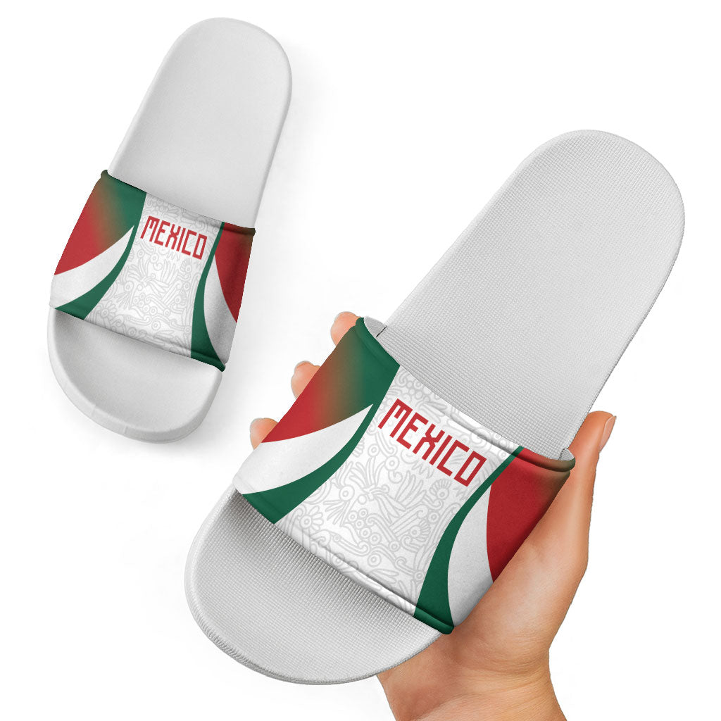 2026 World Football Host Country Mexico Slide Sandals Green Version