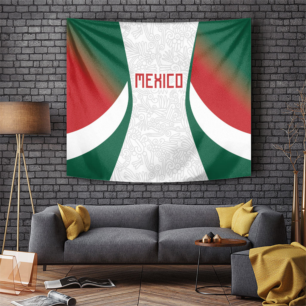 2026 World Football Host Country Mexico Tapestry Green Version