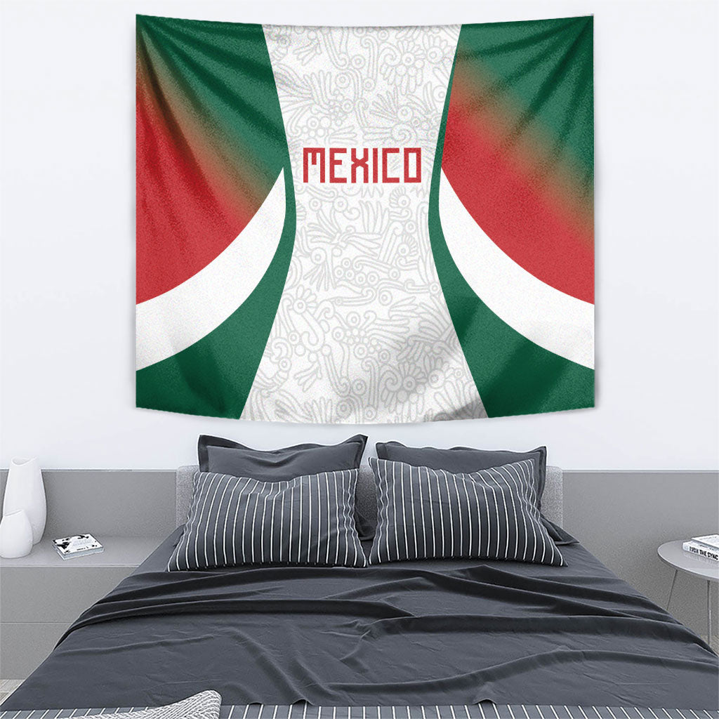 2026 World Football Host Country Mexico Tapestry Green Version