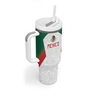 2026 World Football Host Country Mexico Custom Tumbler With Handle Green Version