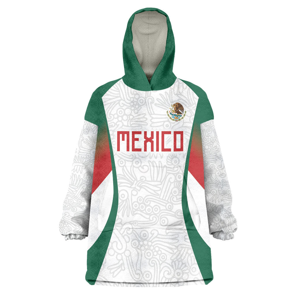 2026 World Football Host Country Mexico Custom Wearable Blanket Hoodie Green Version