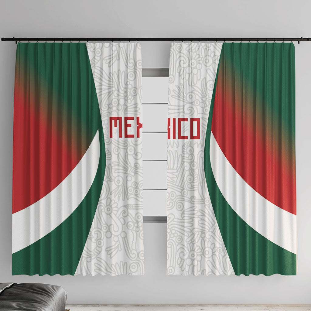 2026 World Football Host Country Mexico Window Curtain Green Version