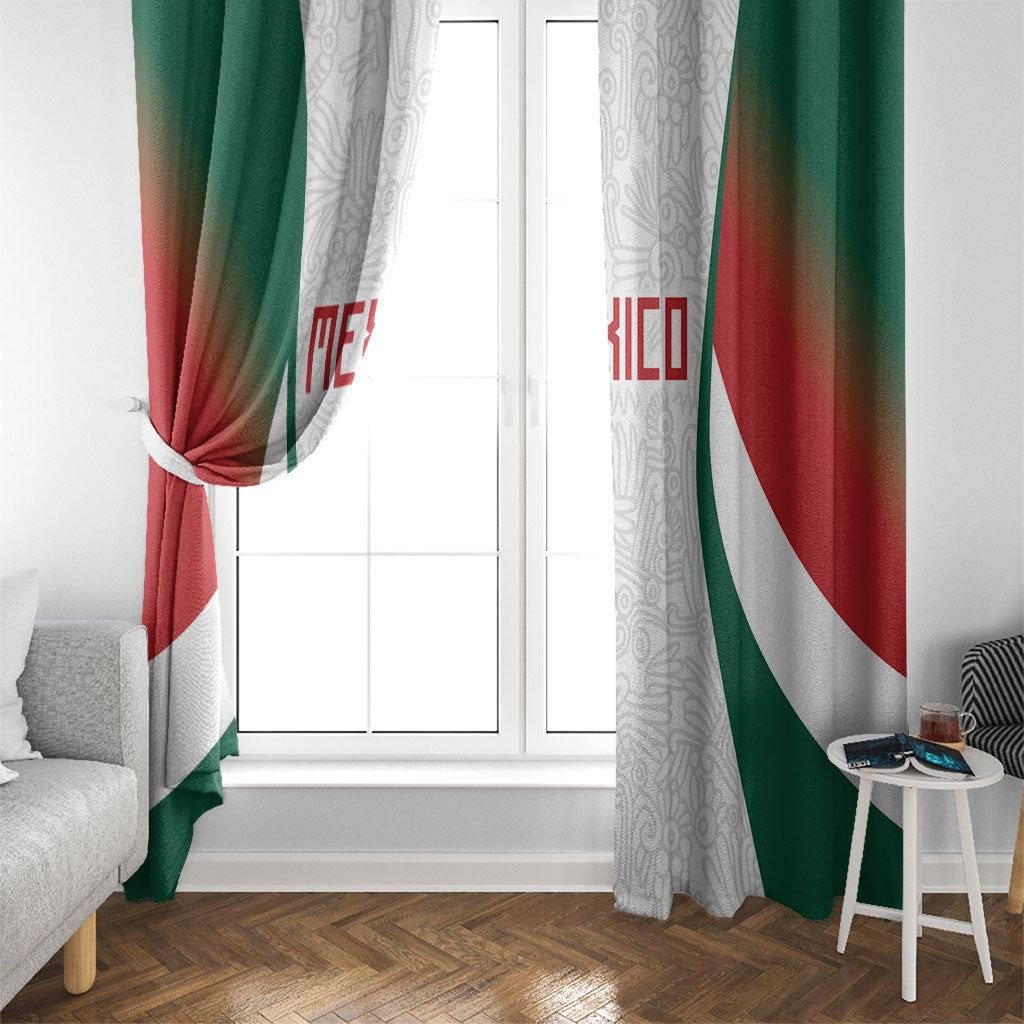 2026 World Football Host Country Mexico Window Curtain Green Version