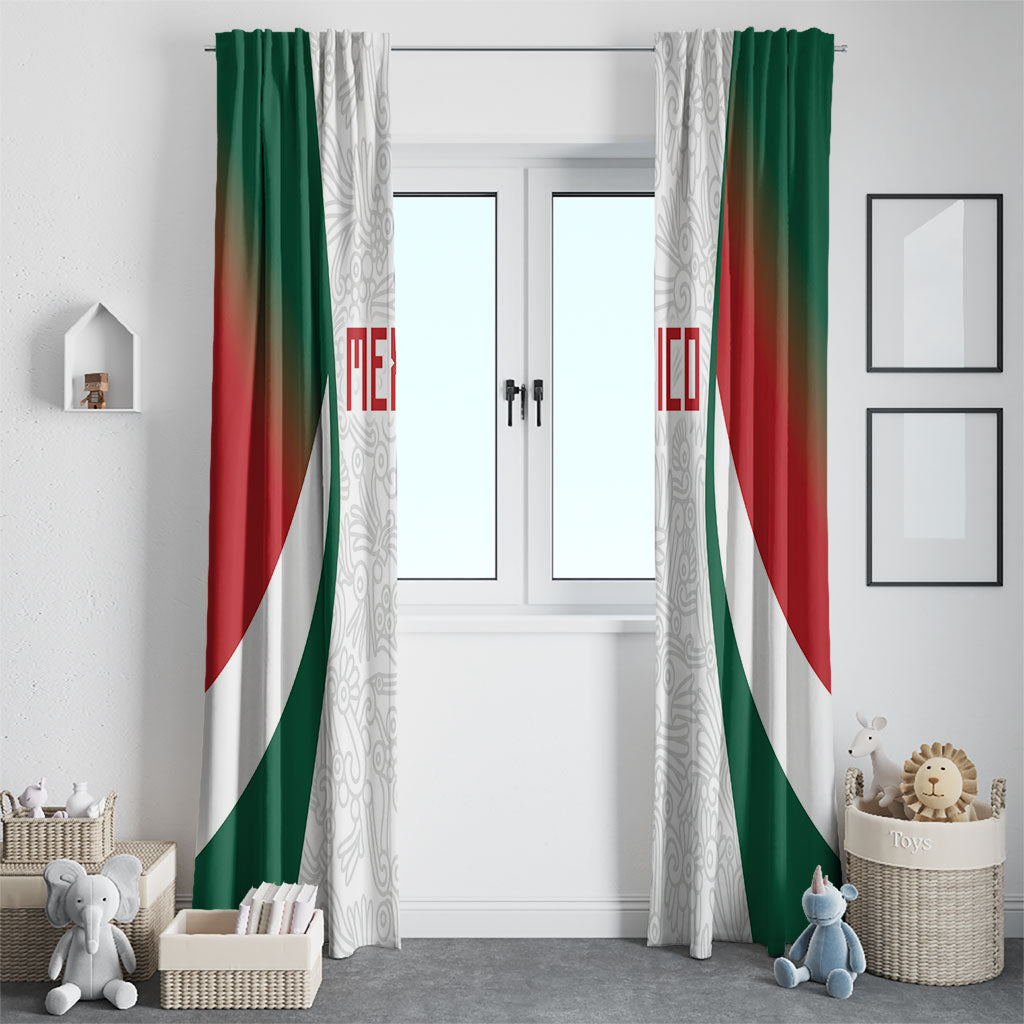 2026 World Football Host Country Mexico Window Curtain Green Version