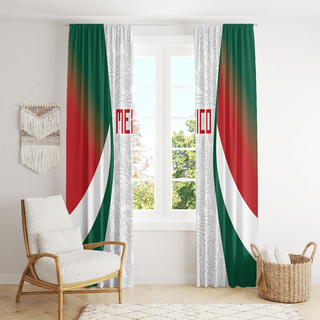 2026 World Football Host Country Mexico Window Curtain Green Version