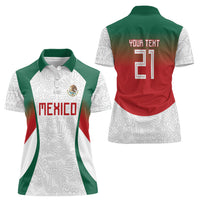 2026 World Football Host Country Mexico Custom Women Polo Shirt Green Version