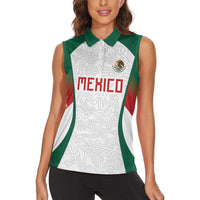 2026 World Football Host Country Mexico Custom Women Sleeveless Polo Shirt Green Version