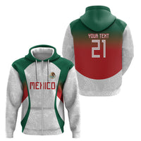 2026 World Football Host Country Mexico Custom Zip Hoodie Green Version