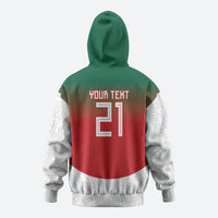 2026 World Football Host Country Mexico Custom Zip Hoodie Green Version