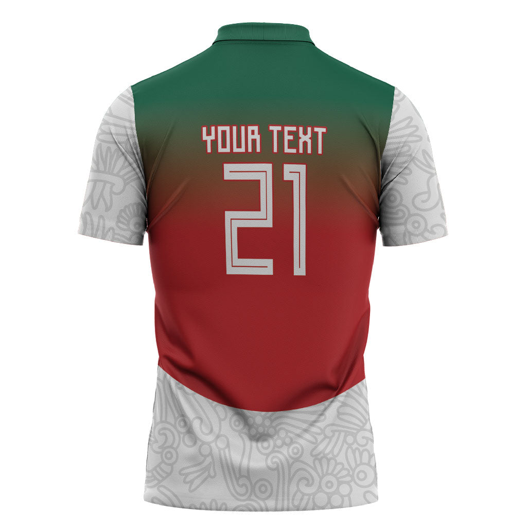 2026 World Football Host Country Mexico Custom Zipper Polo Shirt Green Version