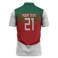2026 World Football Host Country Mexico Custom Zipper Polo Shirt Green Version
