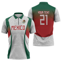 2026 World Football Host Country Mexico Custom Zipper Polo Shirt Green Version