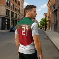 2026 World Football Host Country Mexico Custom Zipper Polo Shirt Green Version