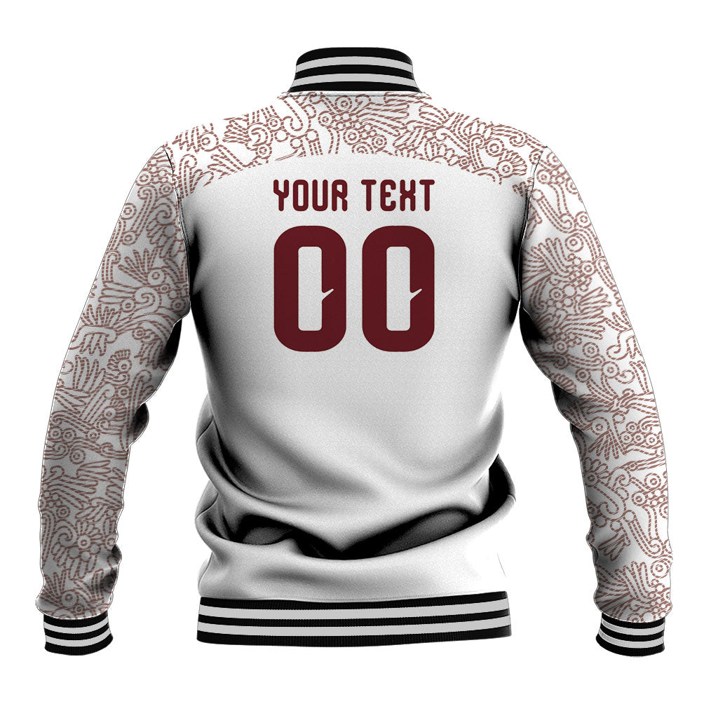 2026 World Football Host Country Mexico Custom Baseball Jacket White Version
