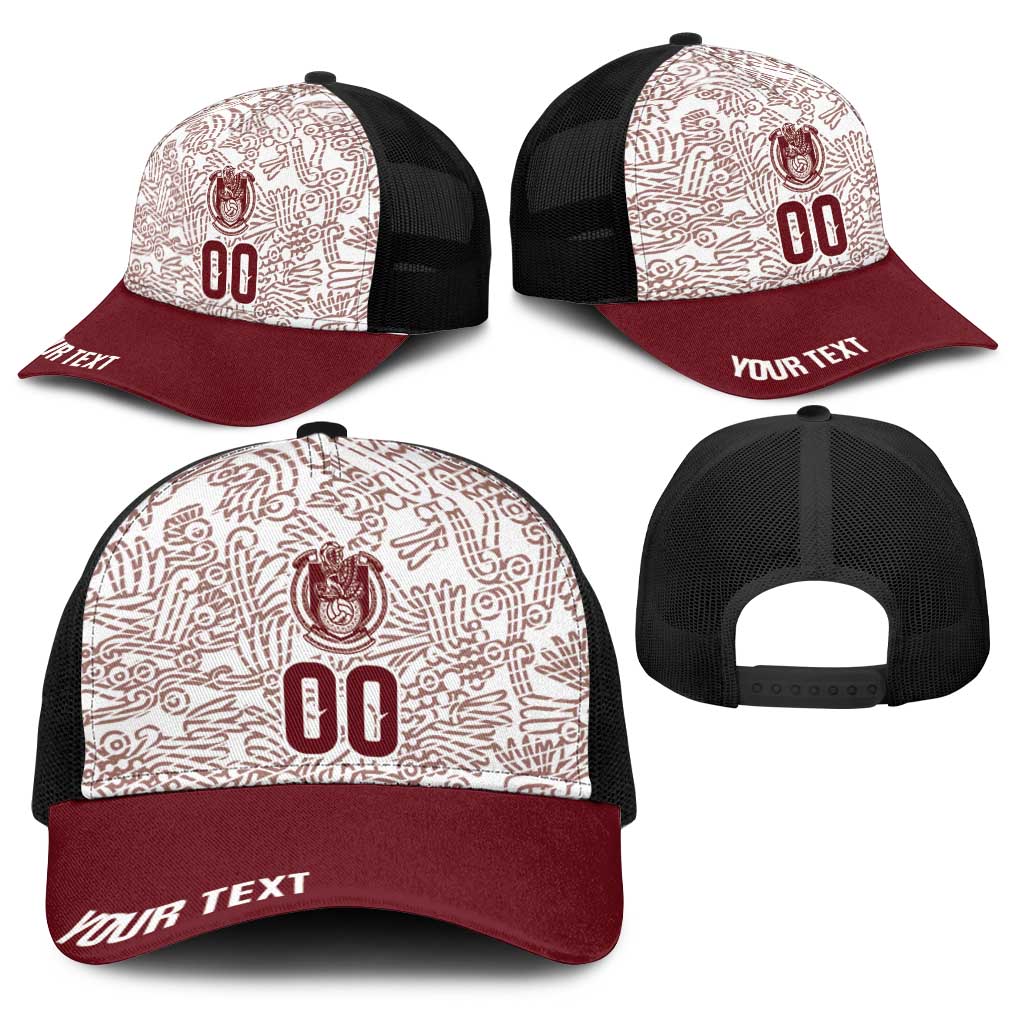 2026 World Football Host Country Mexico Personalized Baseball Net Cap White Version