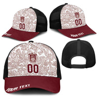 2026 World Football Host Country Mexico Personalized Baseball Net Cap White Version