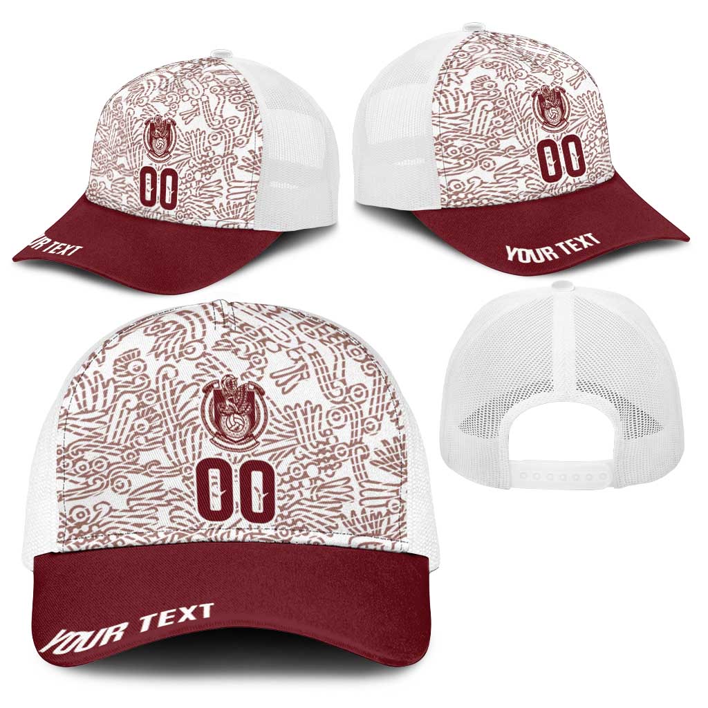 2026 World Football Host Country Mexico Personalized Baseball Net Cap White Version