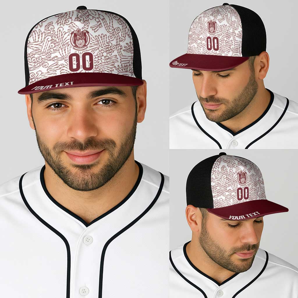 2026 World Football Host Country Mexico Personalized Baseball Net Cap White Version